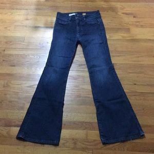 Pilcro and the letterpress flare higher waisted jeans